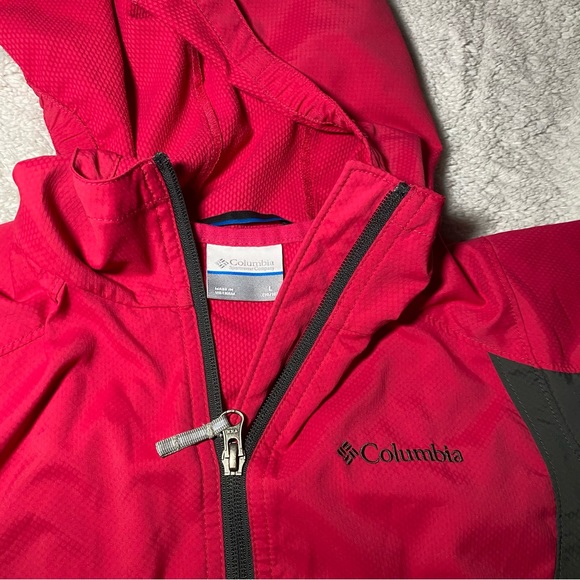 Pink and Grey Columbia Winbreaker / jacket - Picture 3 of 9